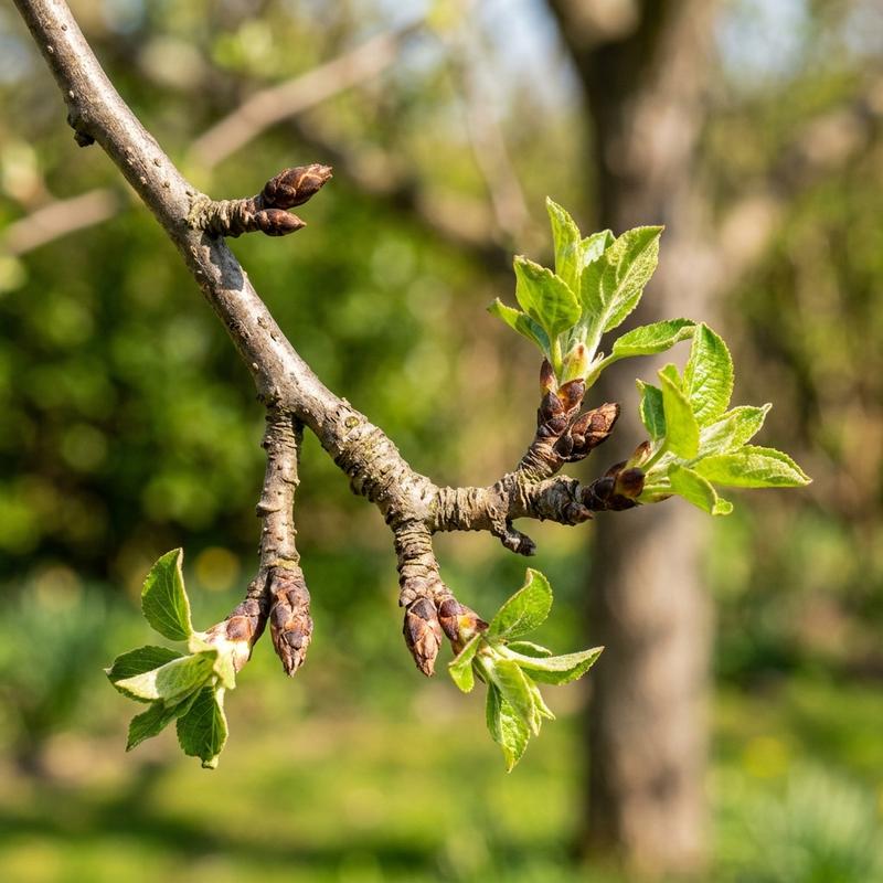Why is my apple tree not flowering showing emerging leaves but no flower buds