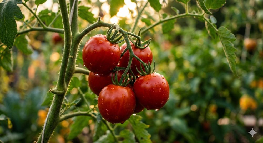 Tomato plant detail